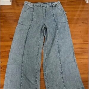 Jane and Delancy wide leg jeans